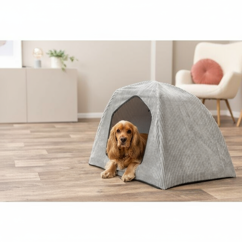 Cocker dans niche intérieure