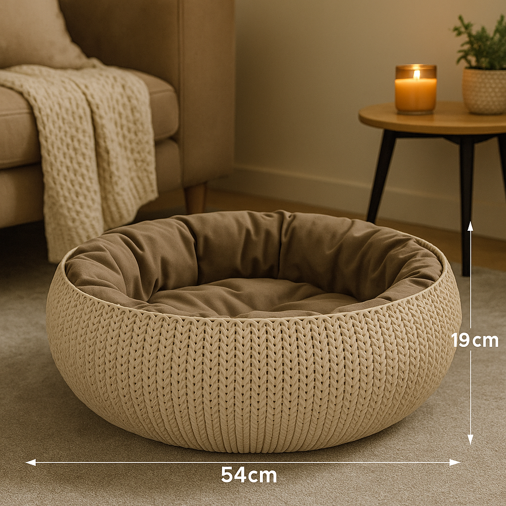 Panier Sablina – Tressé Sable Confort Premium