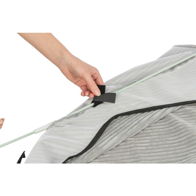 Niche d’intérieur Divin Canin – Confort Visco Premium pour Chiens de Taille Moyenne