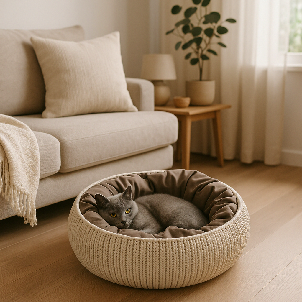 Panier Sablina – Tressé Sable Confort Premium